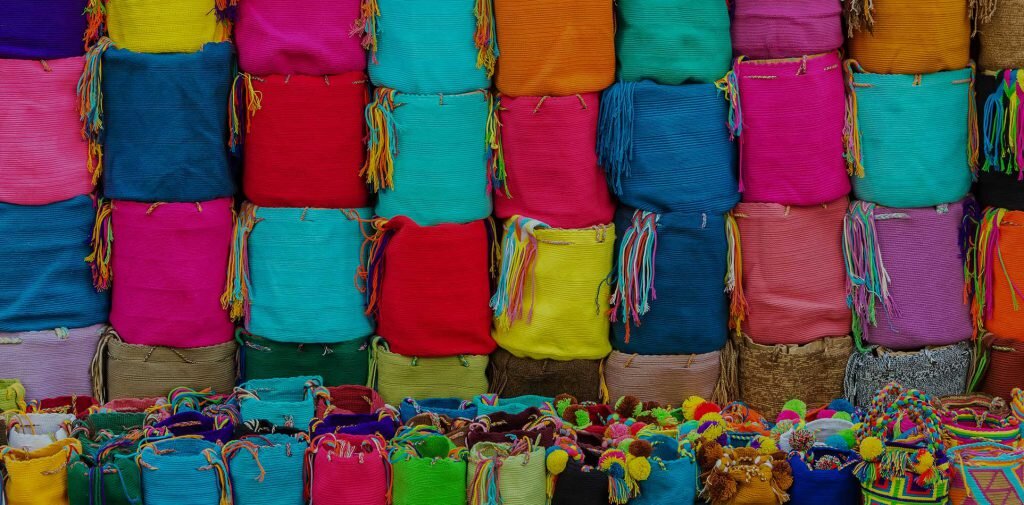 a textile market